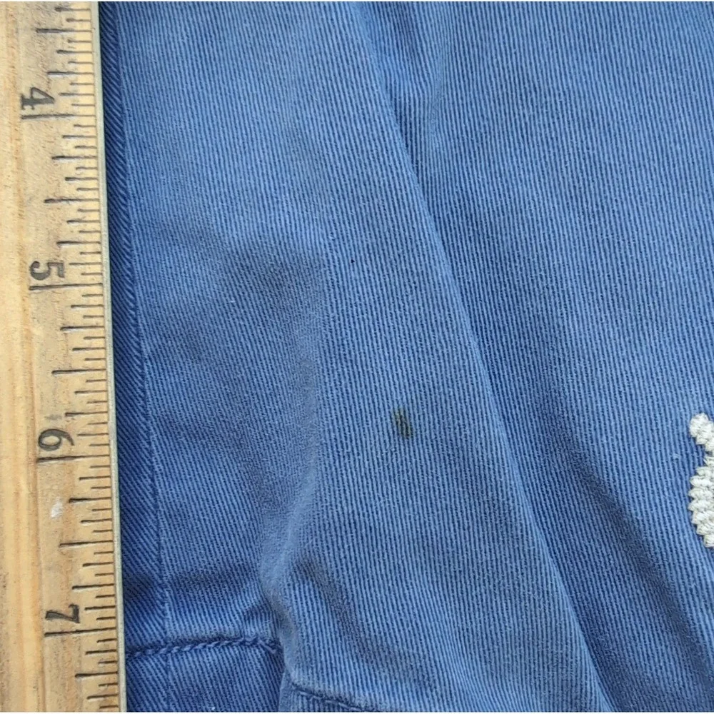 Polo Ralph Lauren Bedford Chino Shorts Mens 36 Classic Fit Navy Embroidered Rope